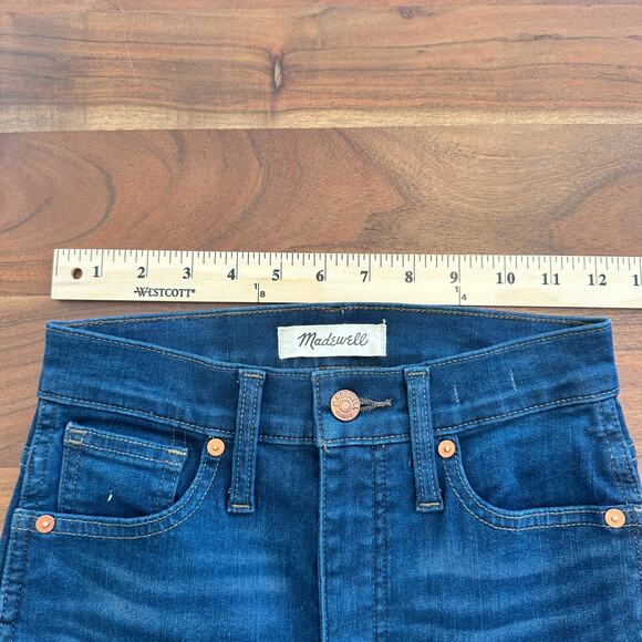 Madewell Petite 10" High-Rise Skinny Jeans in Hayes Wash Size 23P NWOT - Picture 9 of 12